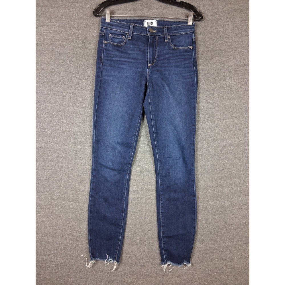 Paige Womens Jeans 27 Blue‎ Denim Jeans Verdugo Ankle Skinny Streetwear Casual